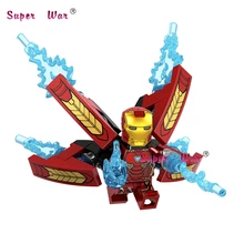 20 pcs Infinito Guerra Homem De Ferro Avengers Black Widow Doutor Estranho Pantera Negra Star-Lord Hulk blocos de construção tijolos brinquedos clássicos