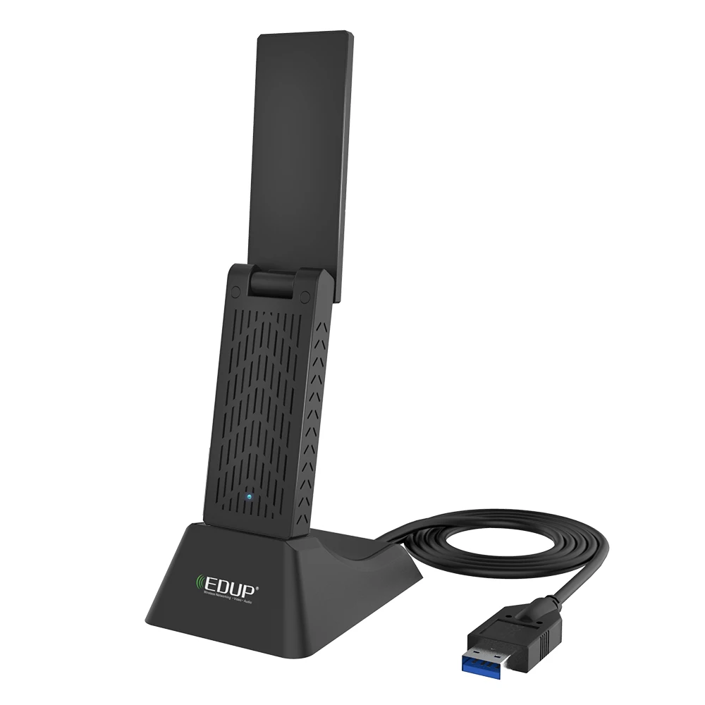 EDUP USB WiFi адаптер 5 ГГц USB 3,0 1900 Мбит/с сетевая карта Wi-Fi приемник с удлинительным кабелем на основе 802.11ac Ethernet адаптер