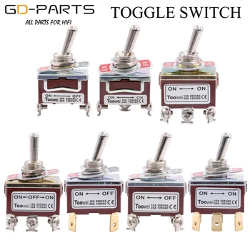 

TOOWEI SPST DPDT DPST SPDT Toggle Switch ON-ON ON-OFF-ON ON-OFF AC Power Rocker Switch AC 250V 15A 125V 20A