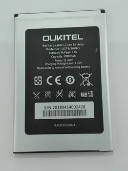 

Matcheasy Oukitel C8 Battery 100% Original 3000mAh Backup Battery Replacement For Oukitel C8 Mobile Phone