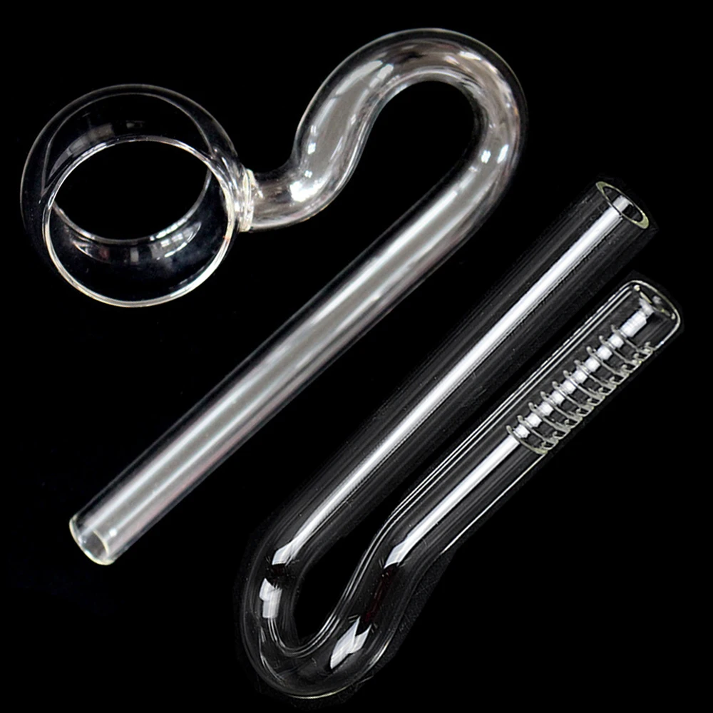 Aquarium Glass Lily Pipe Inflow Outflow Pipe ADA Style Glass Inlet Outlet Water Pipe for Fish Tank
