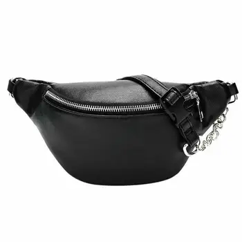 

Women's Travel Waist Pack Faux Leather Fanny Pack Money Belt Bum Bag