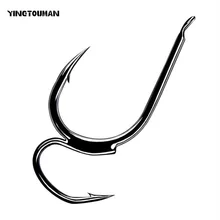 YINGTOUMAN 10 шт./лот рыболовный крючок из углеродистой стали прочный колючий крючок прочные острые для морской/озерной/речной рыбалки портативный рыболовный крючок