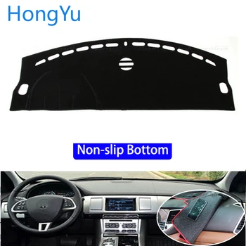 

For Jaguar xf 2010 - 2015 Car Styling Non-Slip Bottom Covers Dashmat Dash Mat Sun Shade Dashboard Cover Capter
