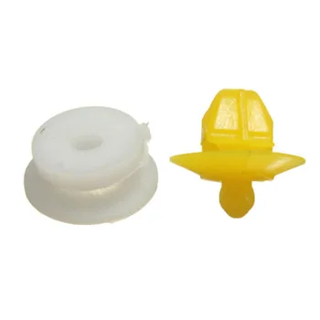 

Replacement Car Clips Parts High toughness White+Yellow 50Pcs/set 2018