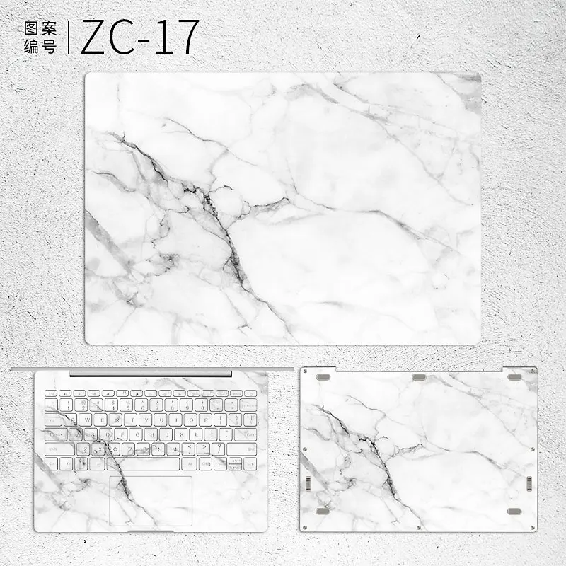 Laptop Sticker for Xiaomi Mi Notebook Air 12 13 Pro 15.6 White Marble Vinyl Decal Skin for Xiaomi Gaming Notebook 15.6 inch Case
