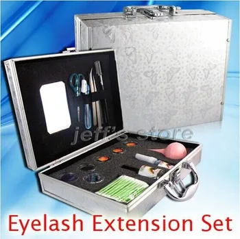 

New Pro False Eyelashes Eye Lash Extension Set Kit Case Gife