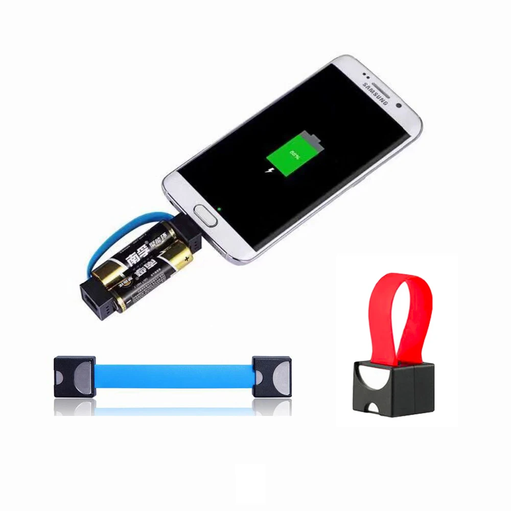 

Micro USB Cable Mini Portable AA Battery Powered Emergency Power Charger for Samsung/huawei/XiaoMi For Android Phone