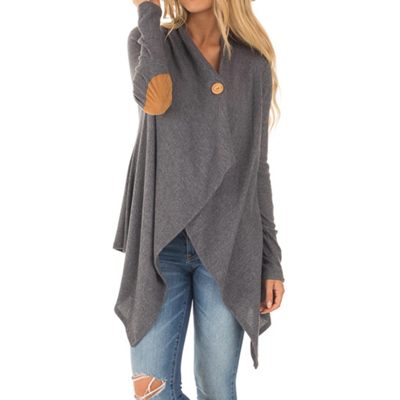 

Autumn Female Jacket Caots Women Long Sleeve Irregular Coat Mujer Fall Feminino Clothing Outwear WS5177R