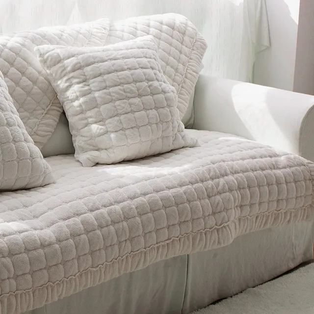4colors Europe Flannel Sofa Covers Fleeced Fabric Knit Eco Friendly 4colors Europe Flannel Sofa Covers Fleeced Fabric Knit Eco Friendly Slipcover Couch Cover