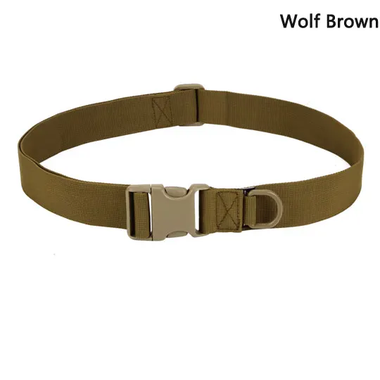 Протектор Плюс Мужской армейский тактический ремень для маленьких сумок военный Солдат Открытый Molle плечо езды Hik бесплатный подарок - Цвет: Wolf Brown