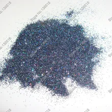 50 г/пакет x 1/12"(0,2 мм) Голографический лазерный черный цвет блестящий тонкий лак для ногтей порошок пыли для DIY ногтей искусство и блестки для рукоделия