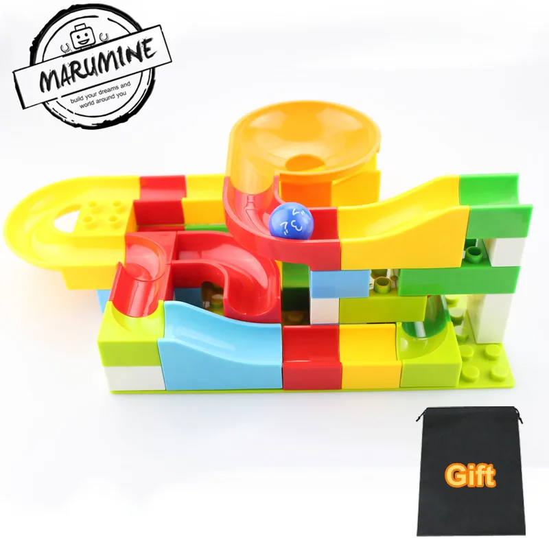 Buy Marumine 52PCS Duplo Marble Race Run Slide
