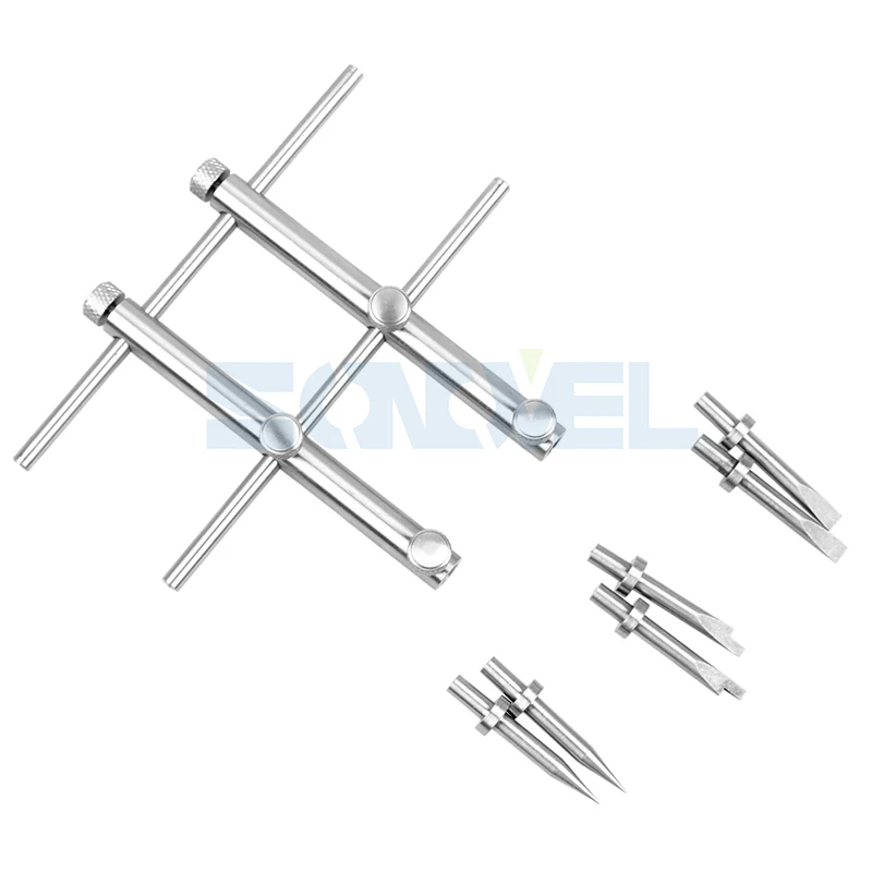 Adjustable Camera Lens Spanner Wrench 3 Tips Flat Opening Open Repair Tool set For Nikon Canon Sony pentax lens Remover 5