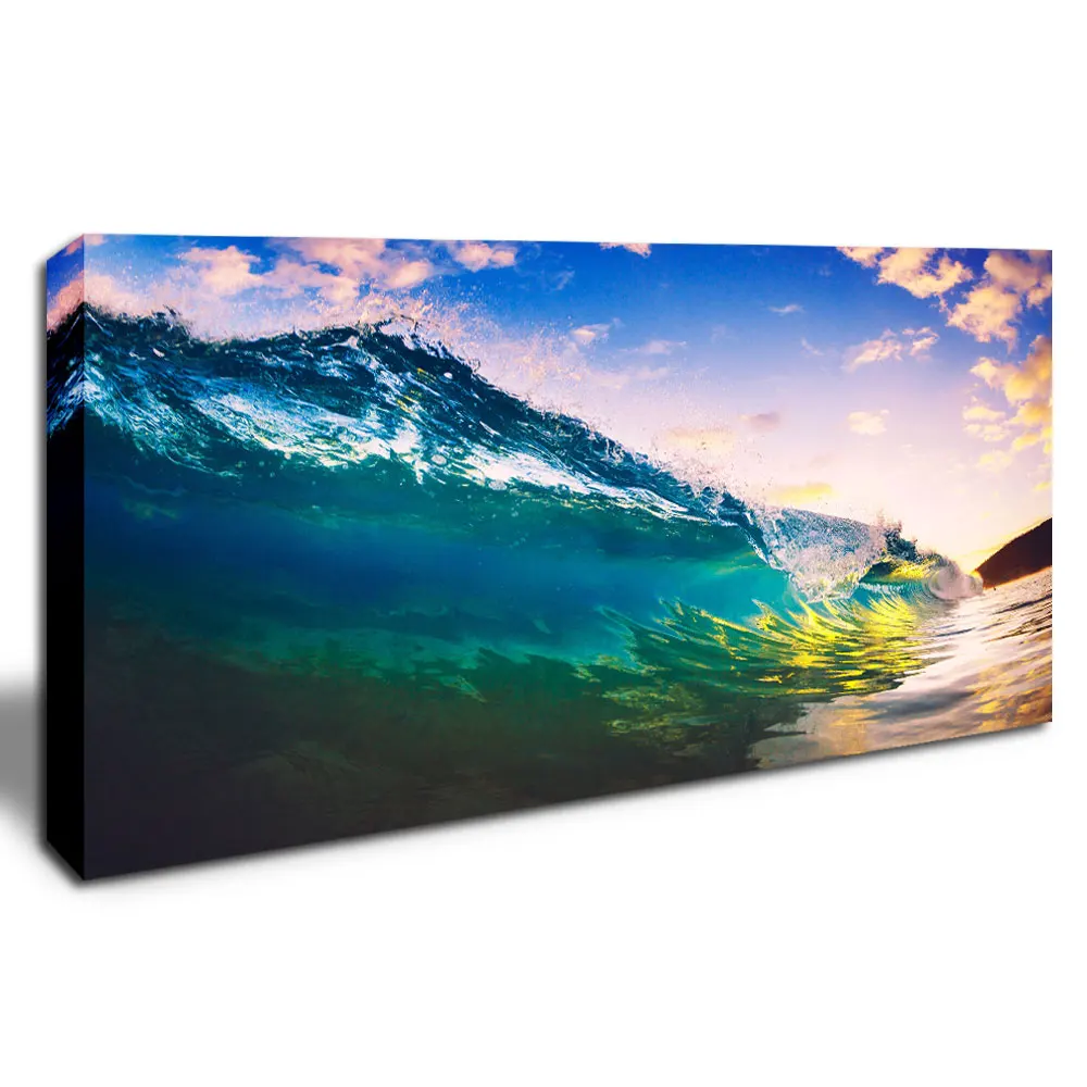 

Large Size Landscape Posters Stretched Frame Wall Decorative Painting Canvas Print Picture for Living Room Home Decor 50x100cm