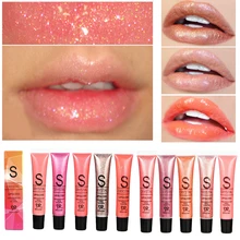 Marca de Larga Duración Crema Hidratante Nutritiva Brillo Brillo brillo de Labios Cosméticos Tinte Líquido Lápiz Labial Belleza Maquillaje Labios
