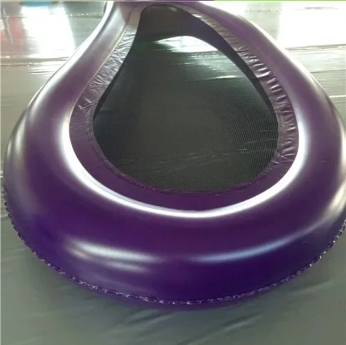 Children Eggplant Shape Inflatable Water Toy Outdoor Swimming Ring Adult Child Beach Pool Sea Toy Summer Cute Sunbathe Bed 2021 1