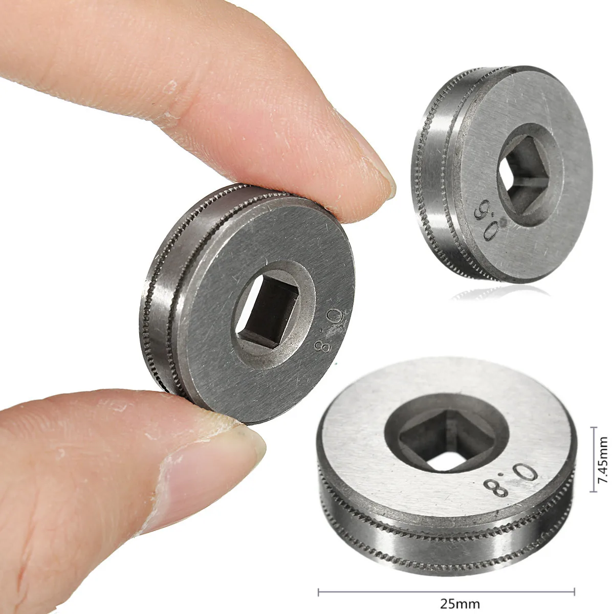 

0.023''-0.030'' Roll Parts For Steel Diameter Mig Welding Wire Feed Drive Roller Parts 0.6-0.8V Wheel Kits MIG Roller Welding