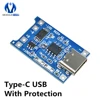 TP4056 Type-c/Micro/Mini USB 5 В 1A 18650 литиевая батарея, модуль зарядного устройства, зарядная плата, двойные функции, литий-ионный TC4056A TC4056 ► Фото 2/6