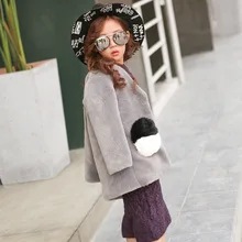 2016 winter new children s clothing Korean girl sweater coat children s hooded coat tide free