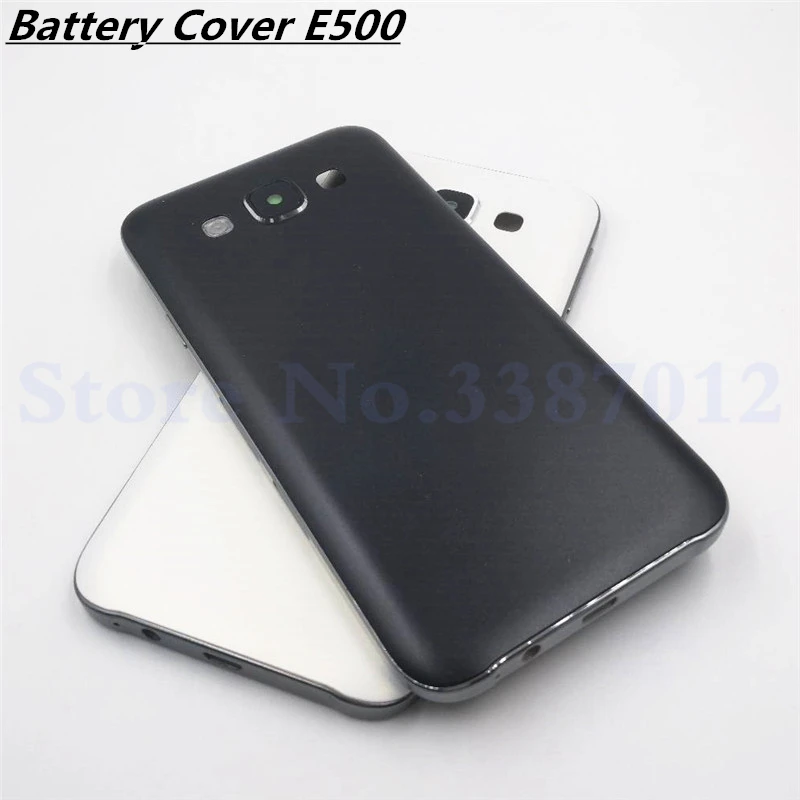 Vecmnoday для samsung Galaxy E5 E500 E500F E500H Батарея чехол металлик Материал Крышка задняя дверь