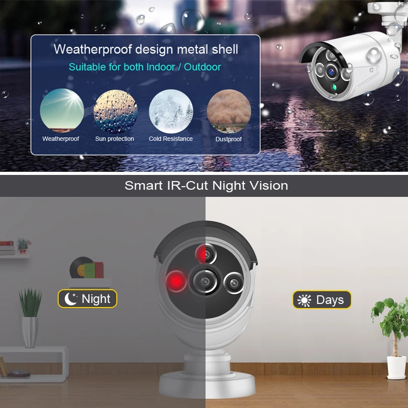 1080P Wireless CCTV System H.265 2MP 8CH HD wi-fi NVR kit Outdoor IR Night Vision IP Wifi Camera Security System Surveillance