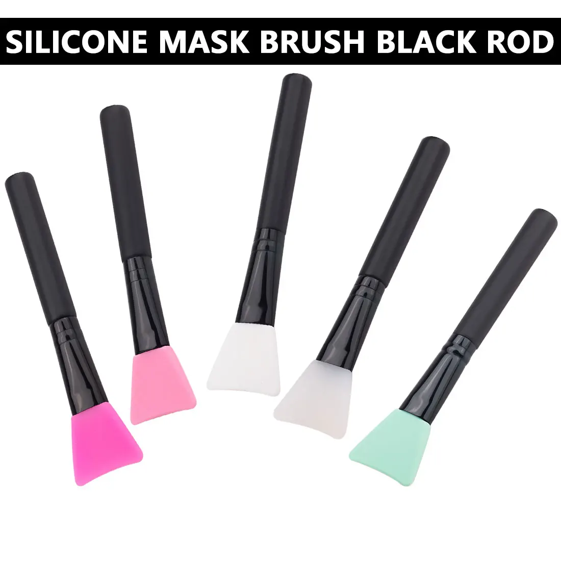 1PC DIY Soft Silicone Gel Facial Mask Brush Beauty Tool Mud Mask Mix