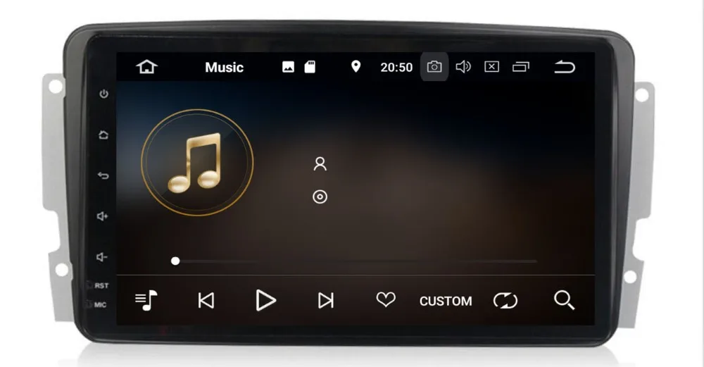 Sale 2DIN Android 9.0 Car dvd multimedia player radio For Mercedes Benz W209 W203 W168 ML W163 W463 Viano W639 Vito GPS Navigation BT 3