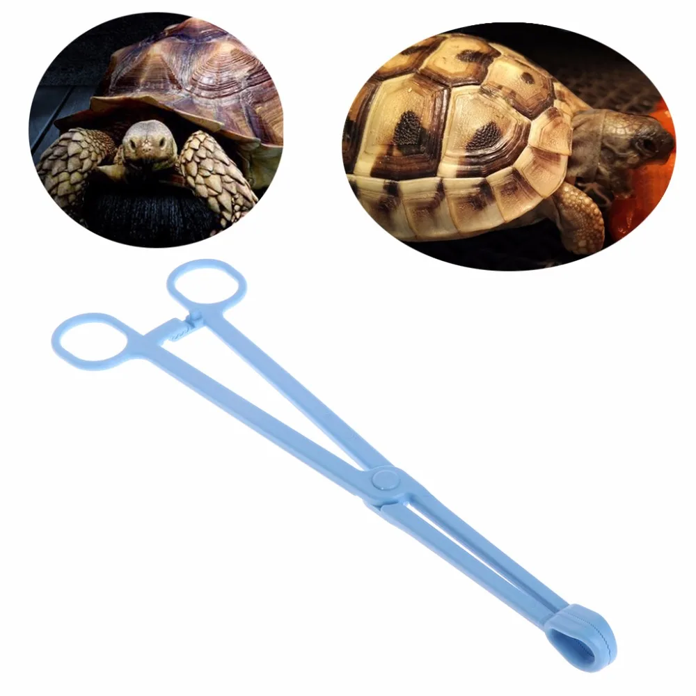 

1pc Blue Reptile Snake Terrarium Lizards Plastic Tongs Tweezers Pet Raising Feeding Tool Clips Reptiles & Amphibian Supplies C42