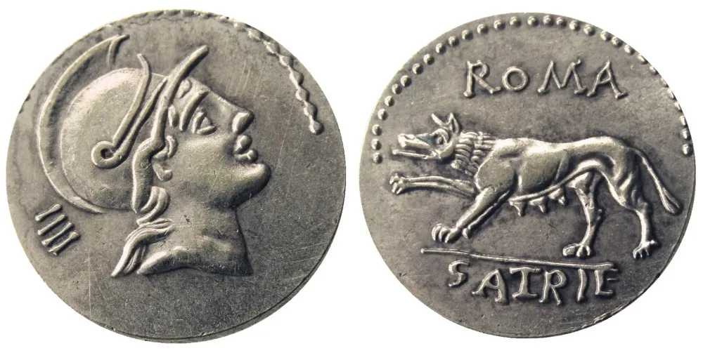 

RM(25) Rome ancient Denarius -77 copy coin High Quality