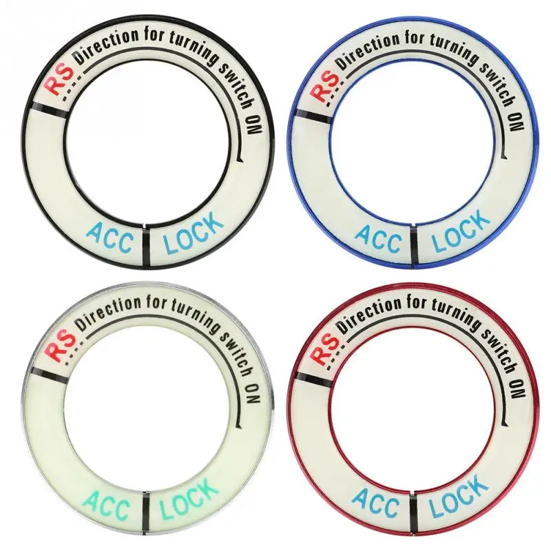

Car Styling Luminous Ignition Switch Ring Circle LED Key Ring Hole Cover Trim for Honda HR-V Accord Civic CR-V C
