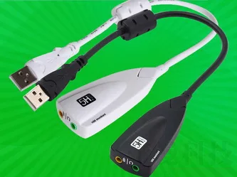 500 шт. 5HV2 внешний USB звук 7 1 канал карта в 3D CH виртуальный Звуковая дорожка аудио