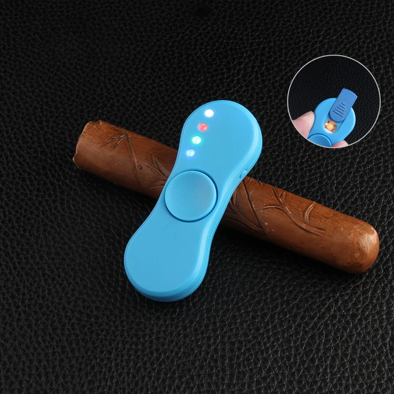 Спиннер Вольфрам Turbo USB Зажигалка для сигарет курение электронный перезаряжаемые WilndProof Push Ignite