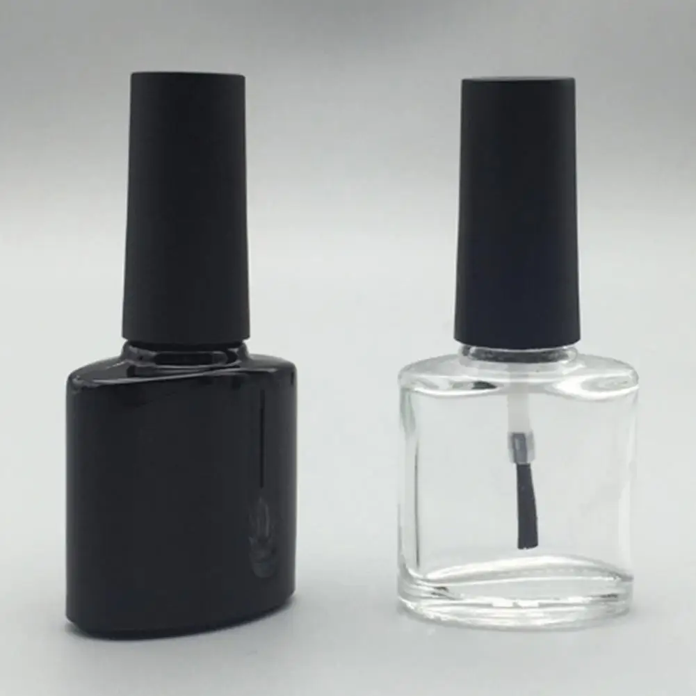 

10ml Portable Nail Polish Varnish Empty Bottle Make-up Container with Brush Useful