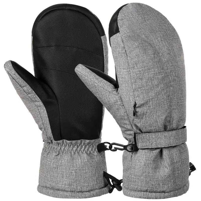 

Vbiger Men Women Warm Winter Ski Gloves Outdoor Sports Mitten Thickened Cold Weather Gloves Windproof Winter Snowboard Gloves