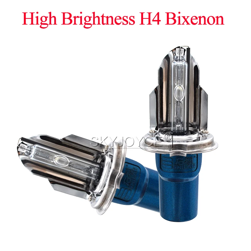 SKYJOYCE High Brightness 5500K Xenon H4 Bixenon HID Bulb 35W 55W Car Headlight H4 High Low Beam Swing Bulb For H4 Xenon HID Kit (9)