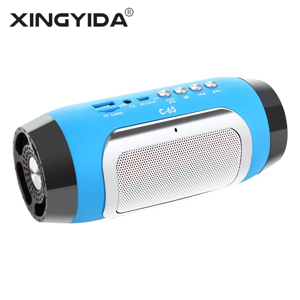 

XINGYIDA Portable Wireless Bluetooth Speaker HIFI Stereo Soundbar TF FM Radio Music Subwoofer Column Speakers for Computer Phone