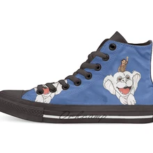 Falkor/парусиновая обувь с высоким берцем в стиле Luckdragon; повседневные кроссовки унисекс на плоской подошве; Прямая поставка