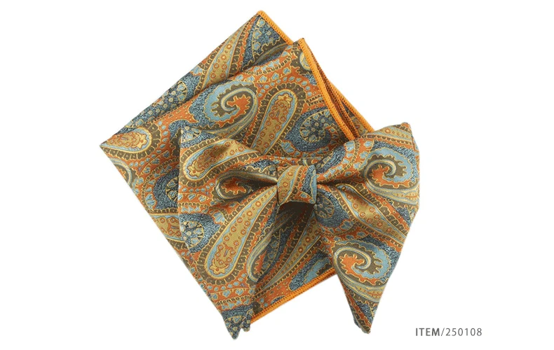  Two sets of necktie pocket towels