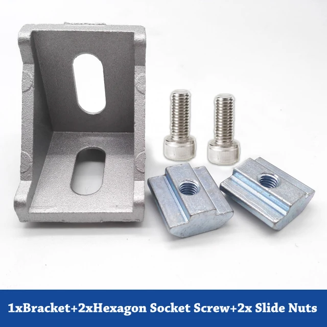 4040 Corner Aluminum Angle Bracket For Aluminum Profile Extrusion 4040 Series L Connector