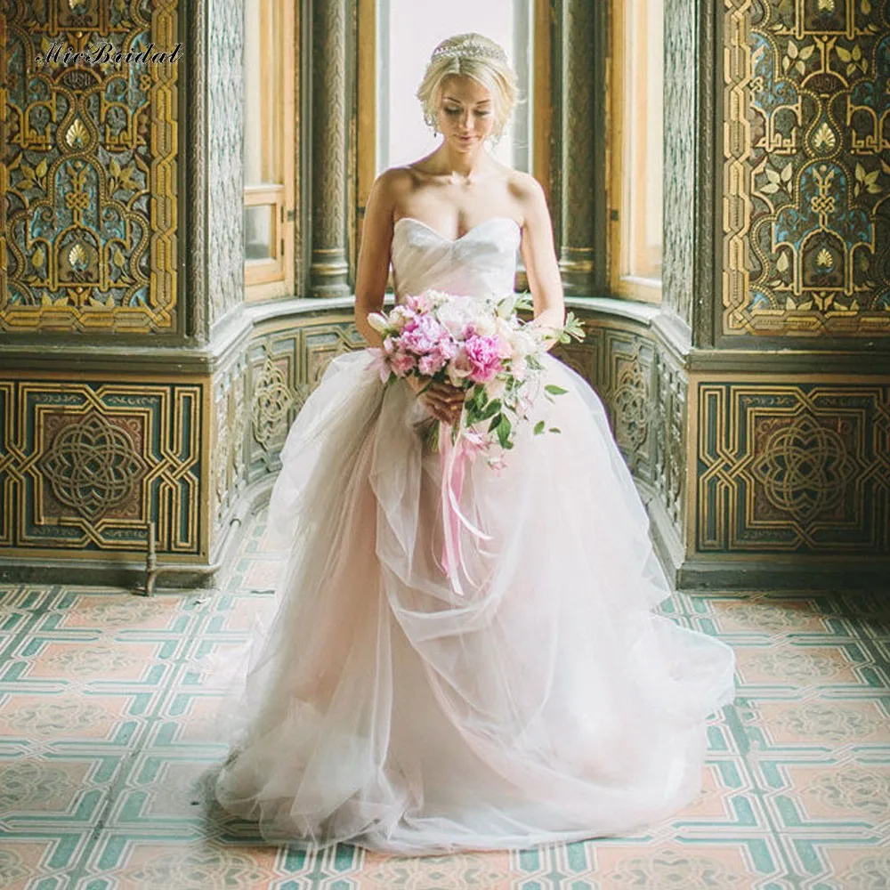 Kleinfeld Blush Wedding Dress