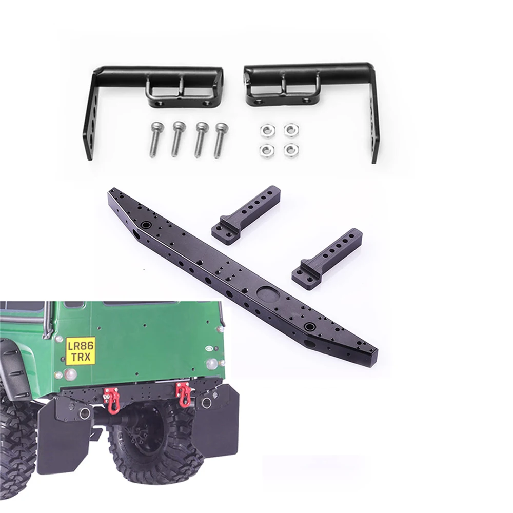 Задней части бампера для TRX4 T4 90/110 1/10 защитник RC автомобиль с металлической