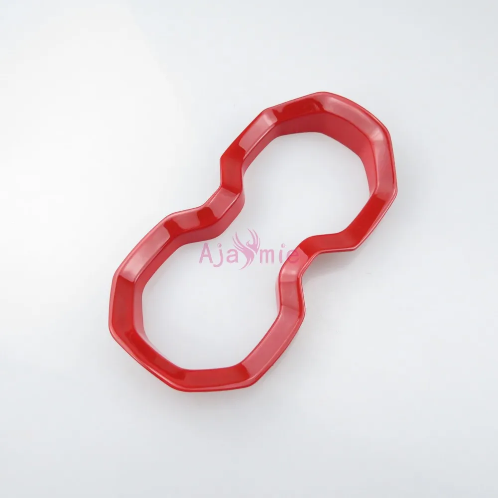 Car Styling Interior Red Color Water Cup Holder Cover Panel Overlay Trim Kit Plate 2016 2017 2018 For Jeep Renegade Accessories |