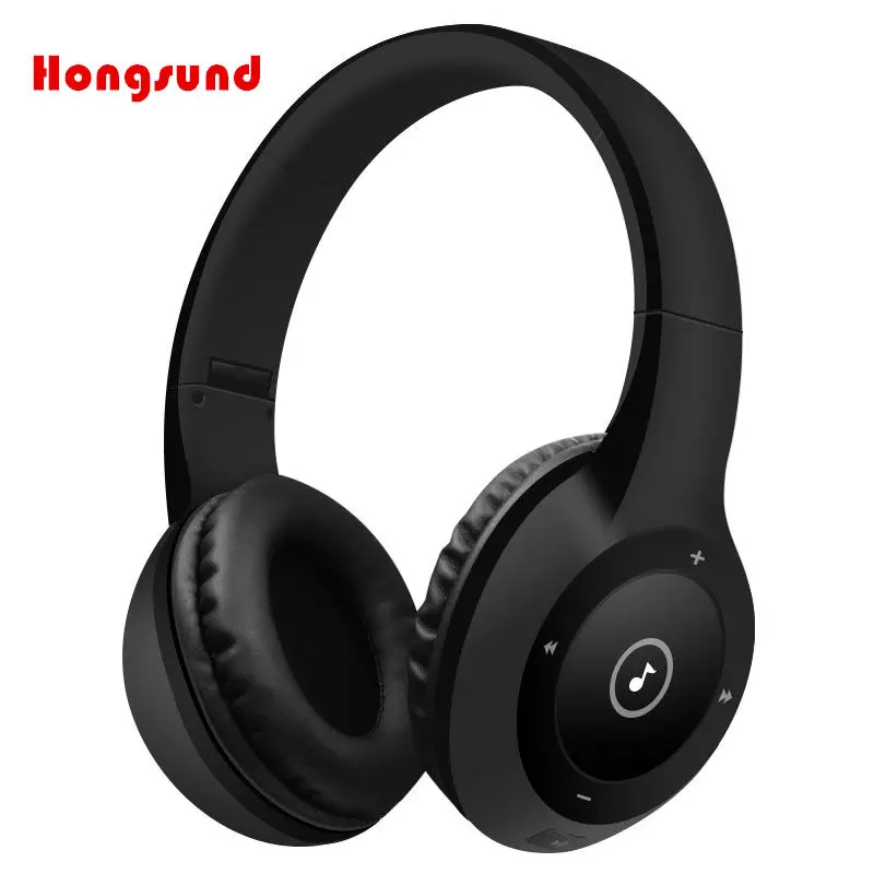 

Hongsund wireless Bluetooth Headphone Bluetooth4.0 Built-in Mic Soft Earmuffs Noise Cancelling 3.5mm audio jack Stereo Sound hea
