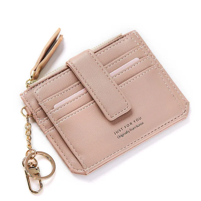 EYES IN LOVE Multi Function Key Chain Card Holder For Women Credit Card