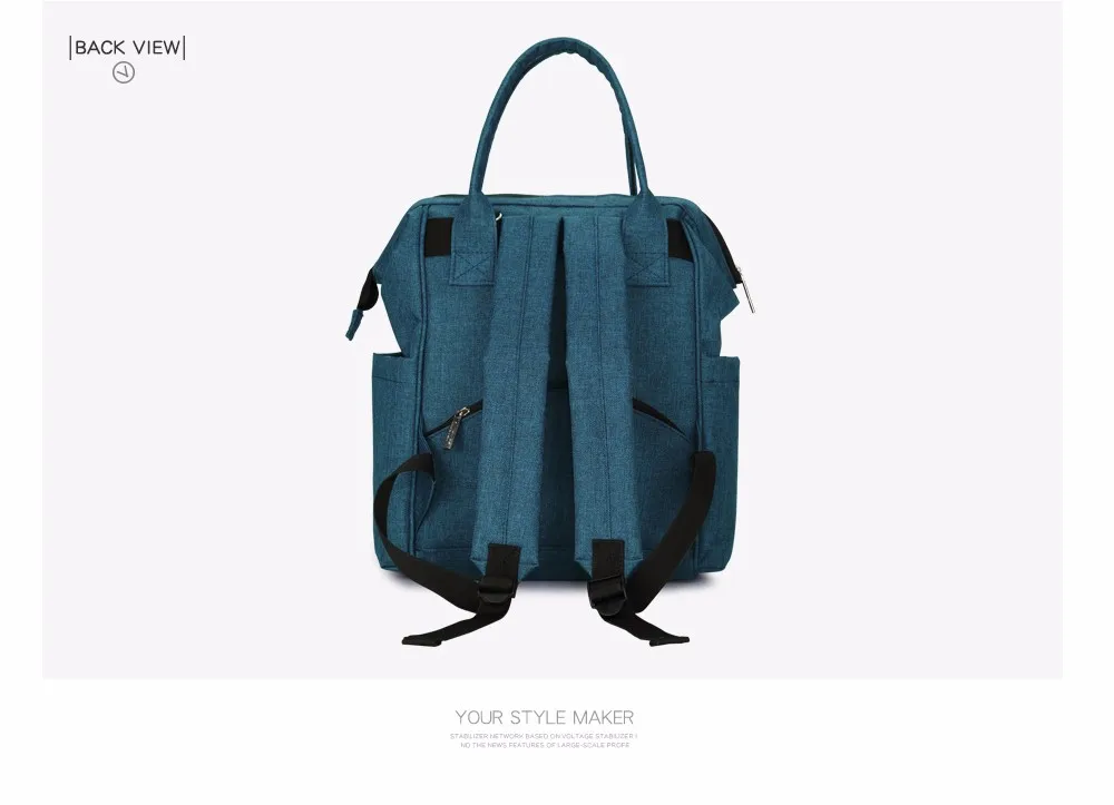 Новый стиль островной Многофункциональный Детские Пеленки сумка-рюкзак мода Мама сумка рюкзак Водонепроницаемый подгузник рюкзак