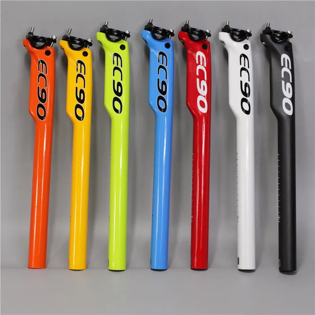 【在庫あり/即出荷可】 Ec90-自転車部品,光沢のあるカーボンファイバー製自転車シート パーツ