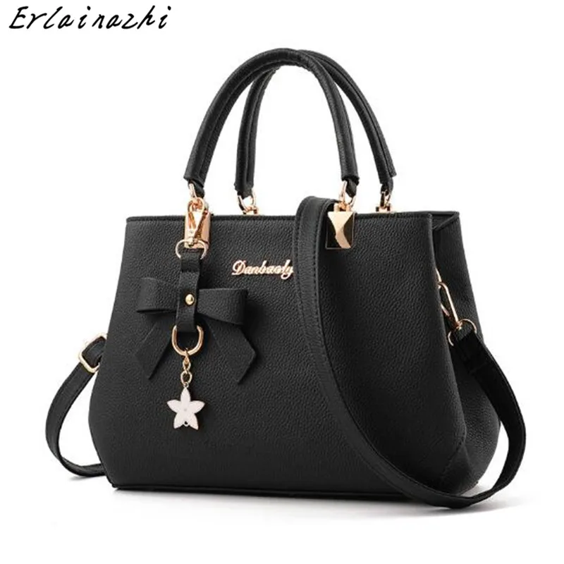 

Elegant Women Shoulder Bag Luxury Handbags Women Bags Designer Plum Bow Sweet Messenger Crossbody Bag for Women 2019 Hand bag