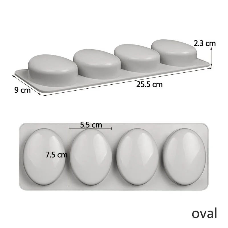 4 отверстия овальной/круглой/прямоугольной формы силиконовые формы для мыла ручная работа Производство Мыла 3D формы забавные подарки портативные ручные инструменты