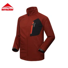 Royalway Для мужчин мягкие В виде ракушки Пеший Туризм куртка кемпинг Новое поступление года Весна Вино черный Военное Дело# RFCM3203E